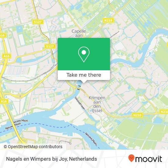 Nagels en Wimpers bij Joy, IJsselstraat 69 map