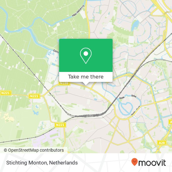 Stichting Monton, Amsterdamseweg 41A Karte