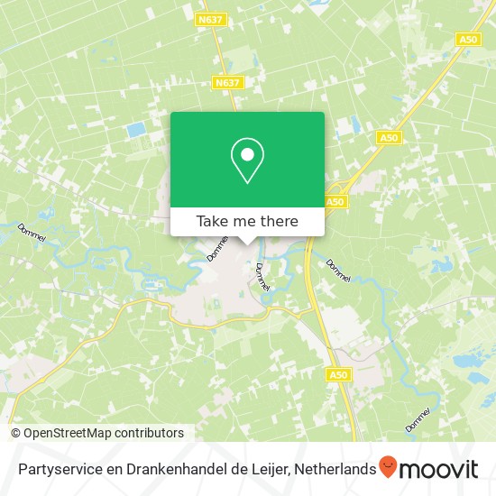 Partyservice en Drankenhandel de Leijer, Borchmolendijk 20A map