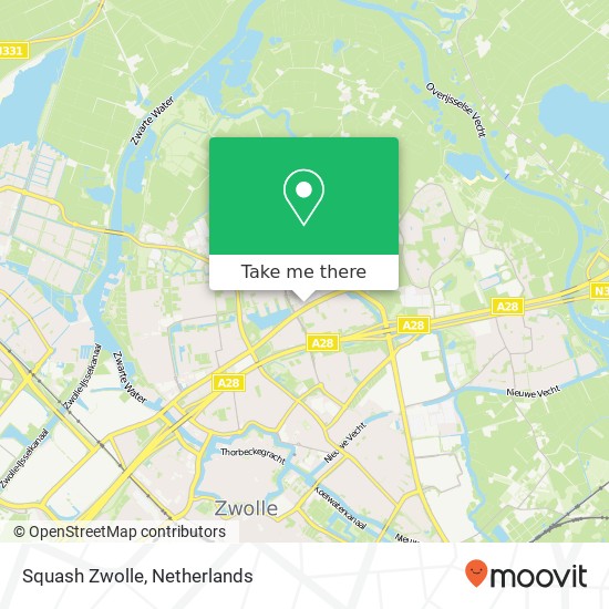 Squash Zwolle, Dobbe 69 map