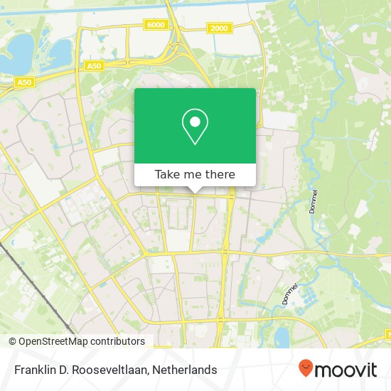 Franklin D. Rooseveltlaan, 5628 RG Eindhoven Karte