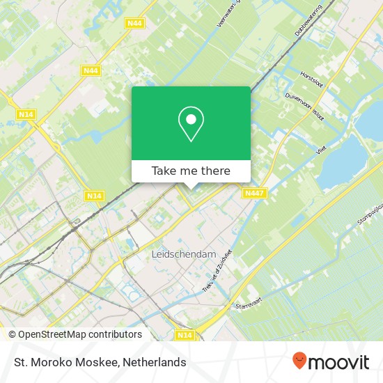 St. Moroko Moskee, Prinsenhof 2 map