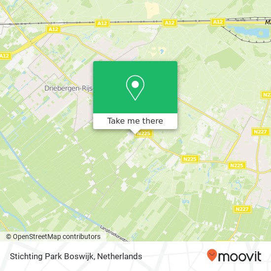 Stichting Park Boswijk, Park Boswijk 200 Karte