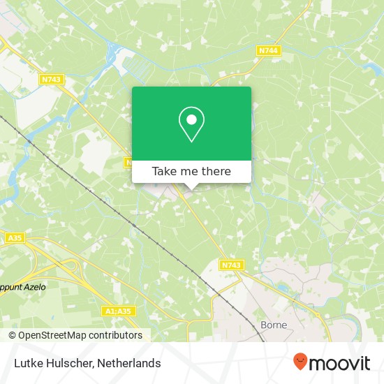Lutke Hulscher, Hertmerweg map