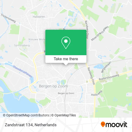 Zandstraat 134 map