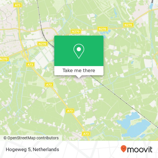 Hogeweg 5, 5808 BE Oirlo map