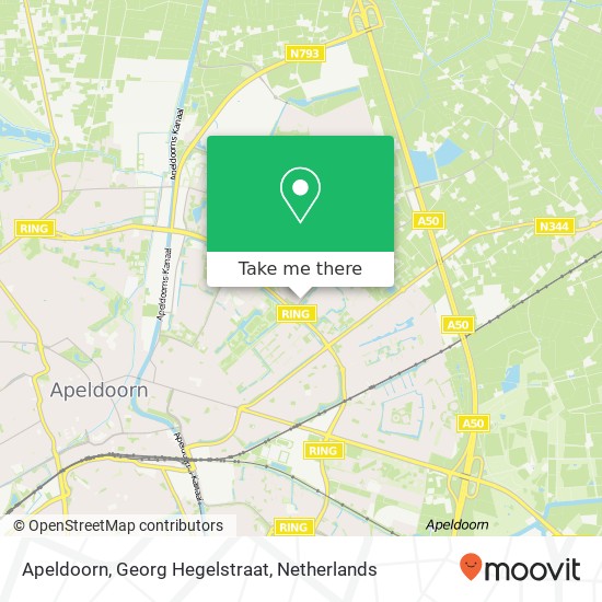 Apeldoorn, Georg Hegelstraat map