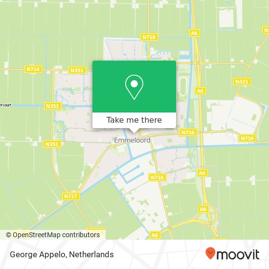 George Appelo, Zeeasterstraat 25A map