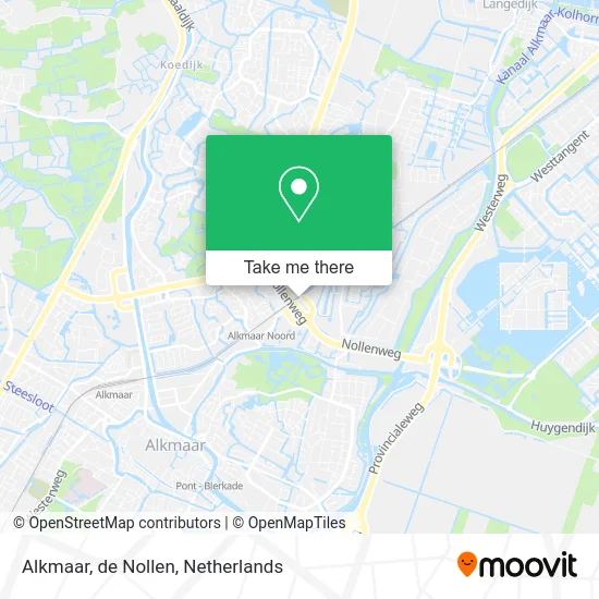 Alkmaar, de Nollen map