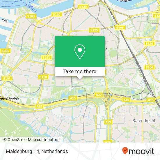 Maldenburg 14, 3085 KG Rotterdam Karte