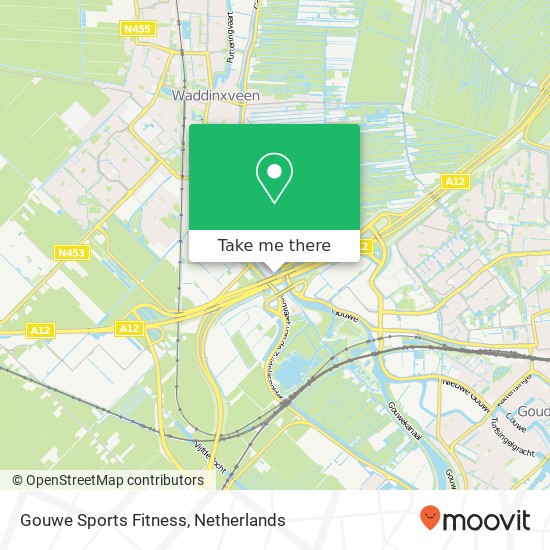 Gouwe Sports Fitness, Wilhelminakade 26 map