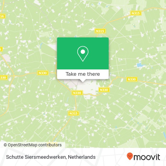Schutte Siersmeedwerken, Prinses Beatrixstraat 38 map