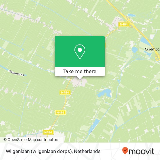 Wilgenlaan (wilgenlaan dorps), 4145 KB Schoonrewoerd map