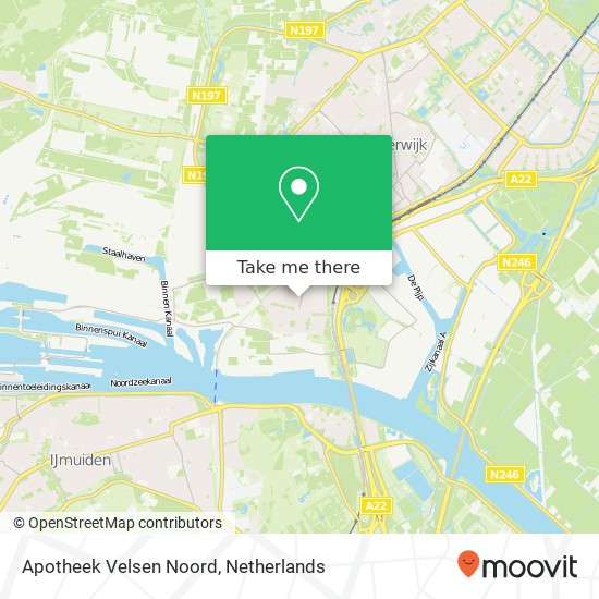 Apotheek Velsen Noord map