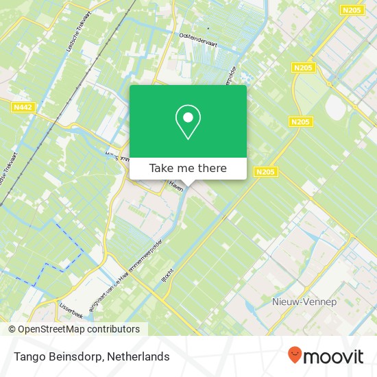 Tango Beinsdorp, Hillegommerdijk 330 map