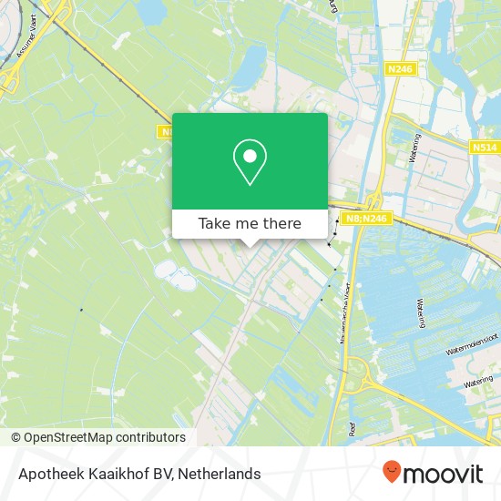 Apotheek Kaaikhof BV map