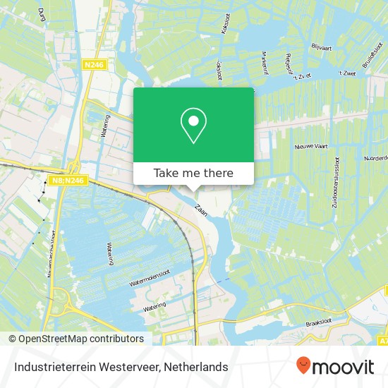 Industrieterrein Westerveer map