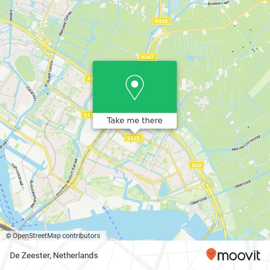 De Zeester, Zilverberg 68A map