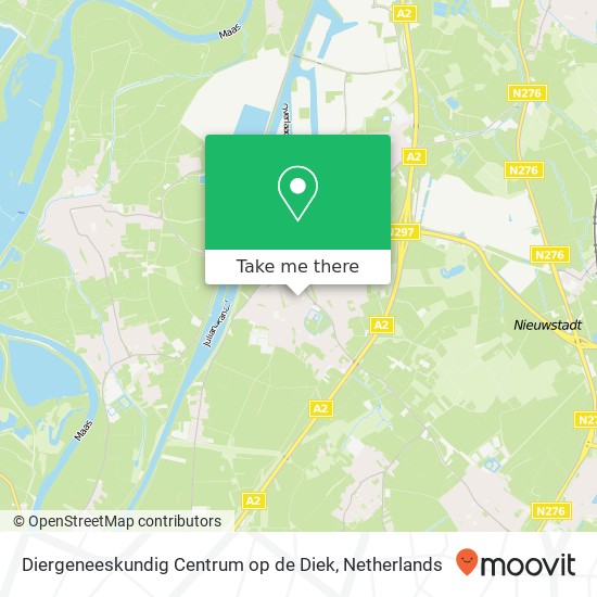 Diergeneeskundig Centrum op de Diek, Kapelweg 10 map