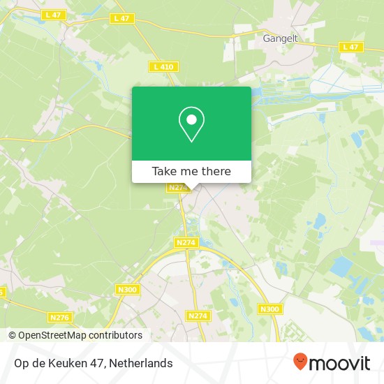 Op de Keuken 47, 6451 JL Schinveld map