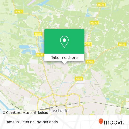 Fameus Catering map