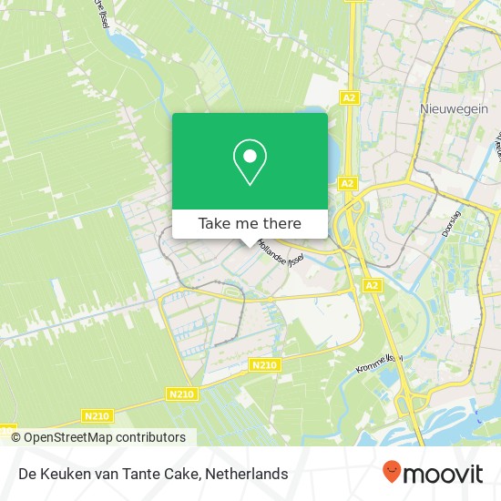 De Keuken van Tante Cake, Kerkstraat 19A map