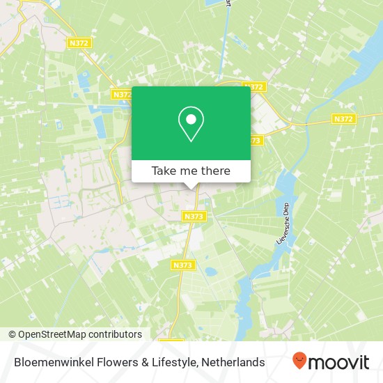 Bloemenwinkel Flowers & Lifestyle, Heerestraat 32 map