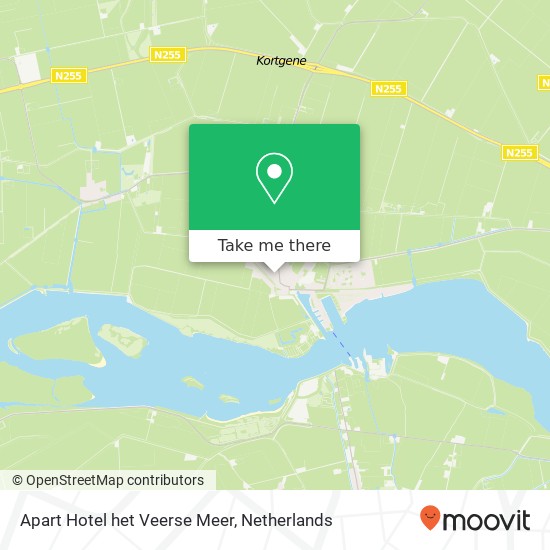 Apart Hotel het Veerse Meer, Weststraat 2 map