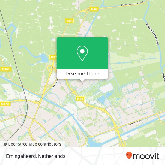 Emingaheerd, Emingaheerd, Groningen, Nederland map