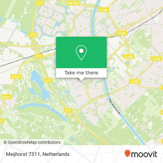 Meijhorst 7311, 6537 EK Nijmegen Karte