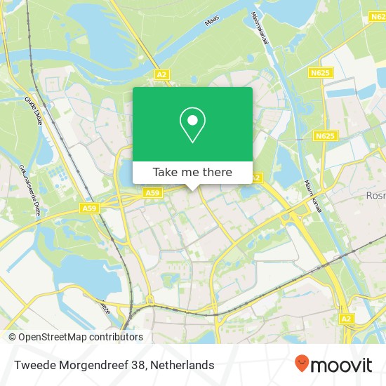 Tweede Morgendreef 38, 5233 NP 's-Hertogenbosch map