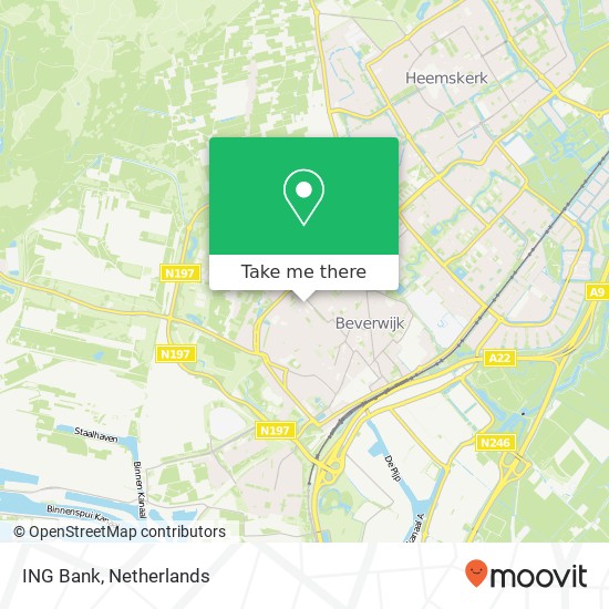 ING Bank, Plantage 130 map