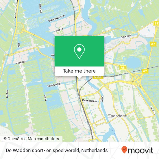 De Wadden sport- en speelwereld, Breedweer 53 map