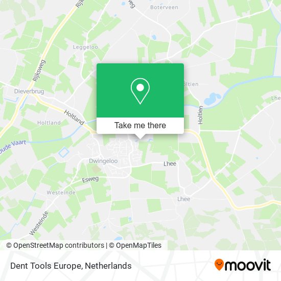 Dent Tools Europe map