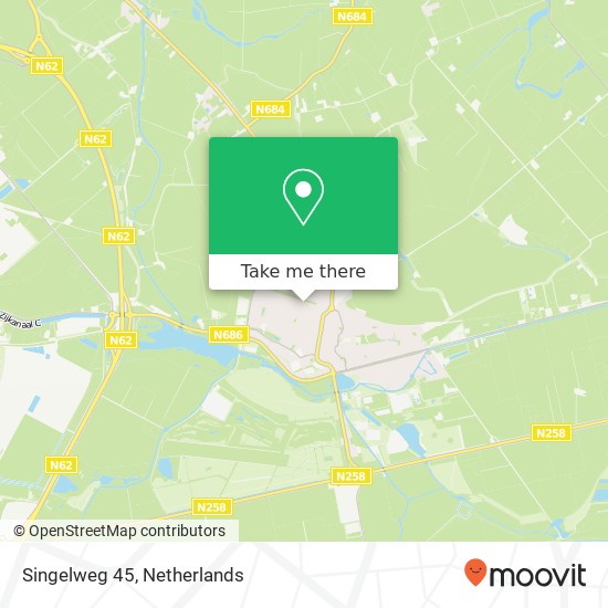 Singelweg 45, 4571 KA Axel map