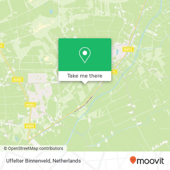 Uffelter Binnenveld map