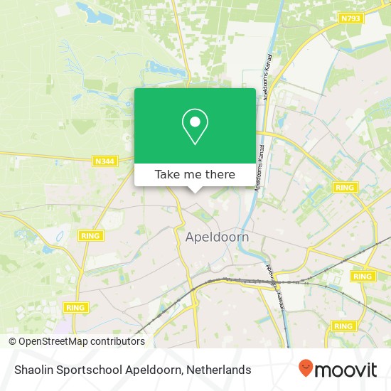 Shaolin Sportschool Apeldoorn Karte