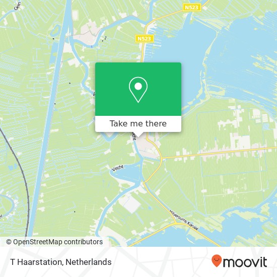 T Haarstation, Vreelandseweg 3 map