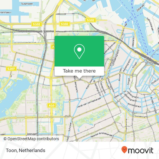 Toon, Jan Evertsenstraat 8 map