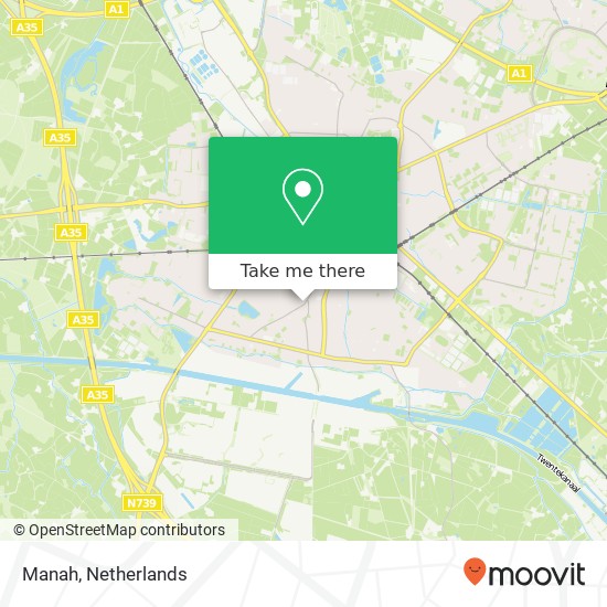 Manah, Industriestraat 74 map