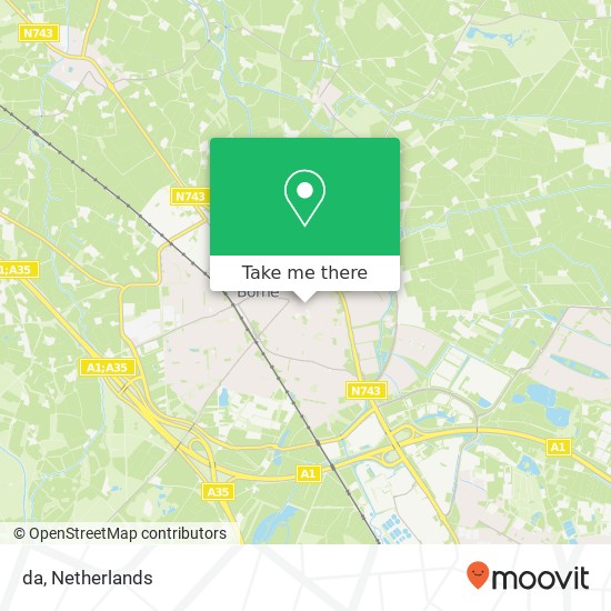 da, Nieuwe Markt 19 map