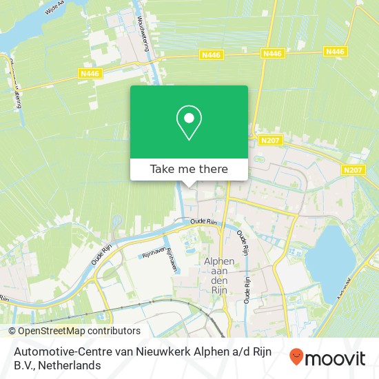 Automotive-Centre van Nieuwkerk Alphen a / d Rijn B.V., Koperweg 6 Karte
