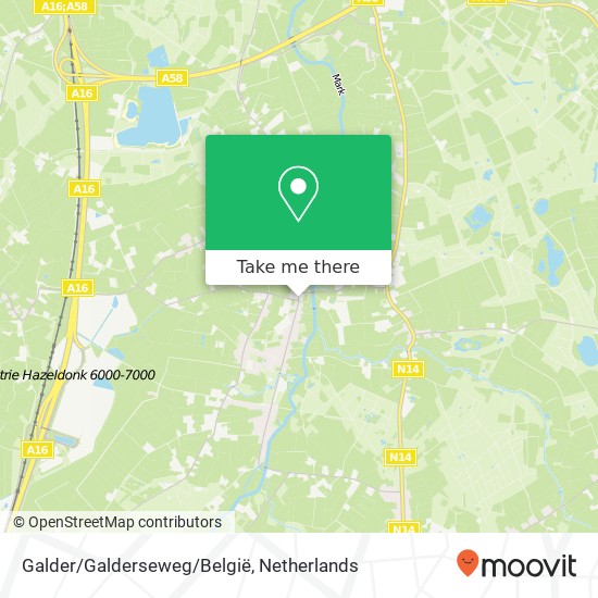 Galder/Galderseweg/België map