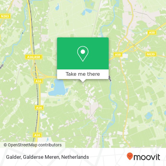 Galder, Galderse Meren map