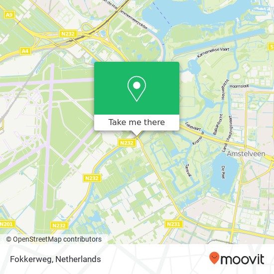 Fokkerweg, 1117 Luchthaven Schiphol map