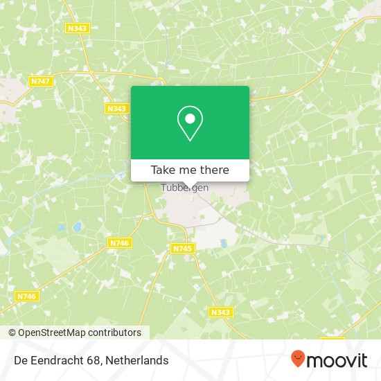 De Eendracht 68, 7651 CZ Tubbergen map