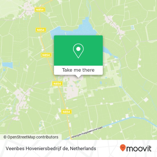 Veenbes Hoveniersbedrijf de, Langbos 50 map