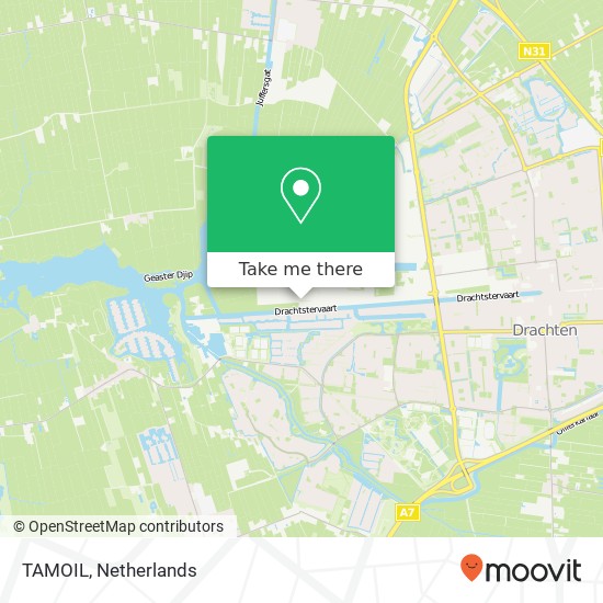 TAMOIL, Tussendiepen 28 map