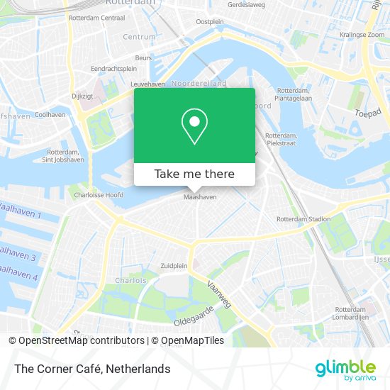 The Corner Café map