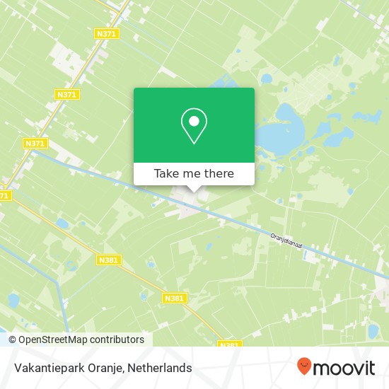 Vakantiepark Oranje map